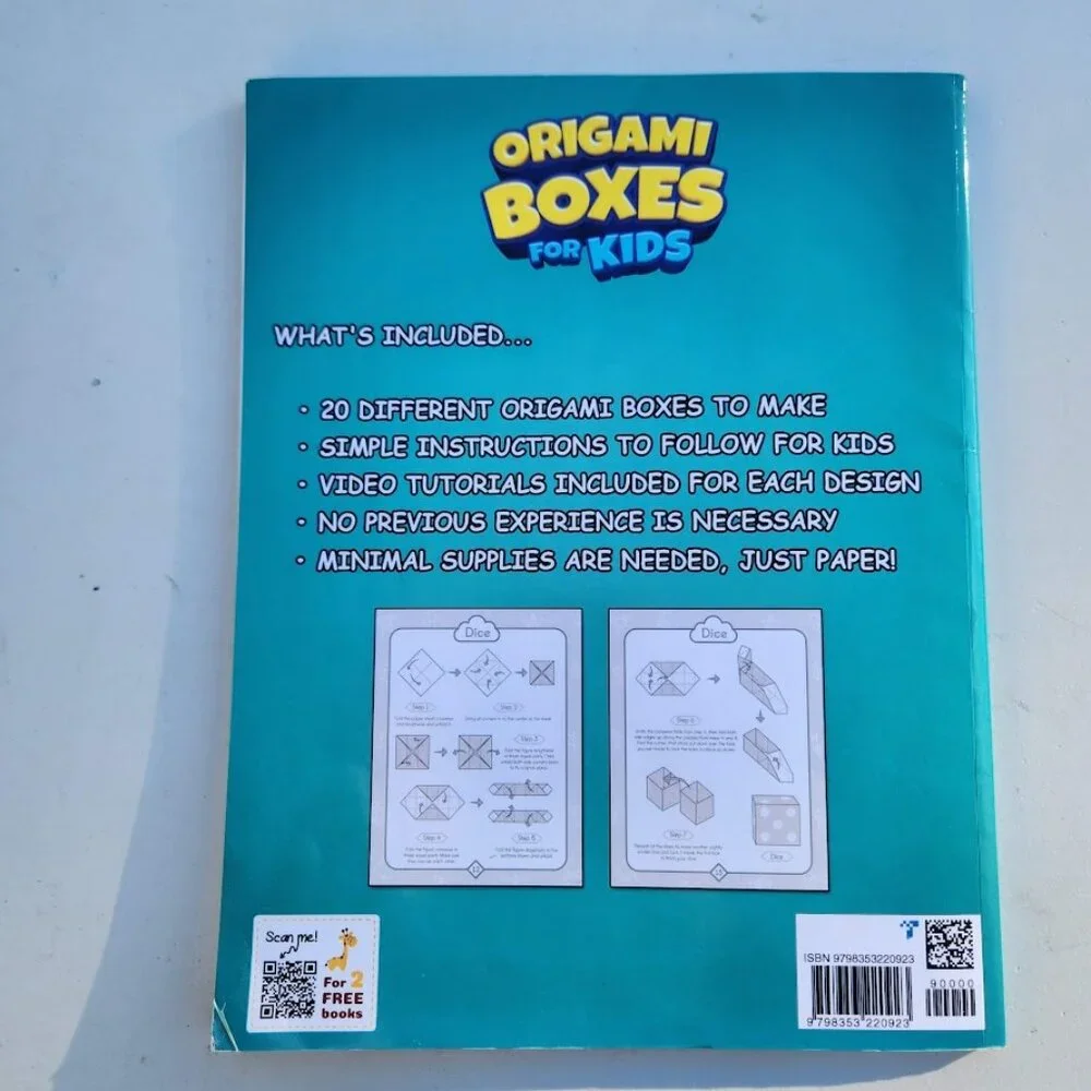 Origami Boxes For Kids Papercrafts Book Craft Paperback Book How To Make Boxes U